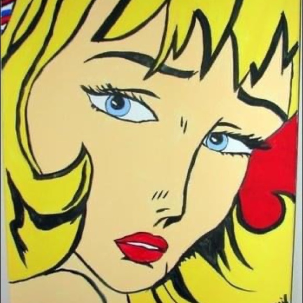 Hand Painted Pop Art